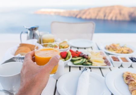 361581592_Breakfast at Santorini, Greece